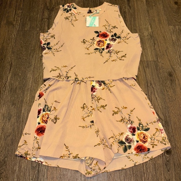 Umgee ultra elegant romper jumpsuit size large new nwt - Picture 1 of 13